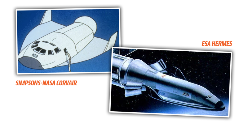Illustration for article titled The Mystery Of The Space Shuttle In That Simpsons Episode Where Homer Went To Space